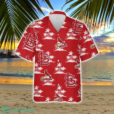 #ad #ad St. Louis Baseball Team Cardinals Hawaiian Button Down Shirt Unisex Adults S 5XL $27.99