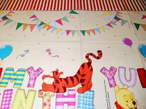 Winnie The Pooh Party Tablecloth Table Cover Tablecover