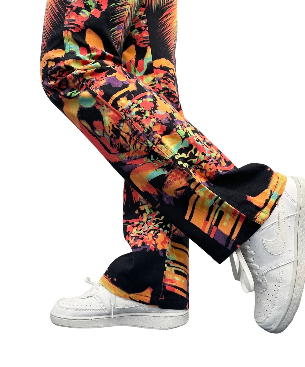 Jean Paul GAULTIER Vintage Pants #40 Bottoms Orange Multicolor