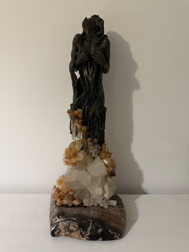 Ebano bronze sculpture "Modesty" from the Vidal collection. - Picture 2 of 3