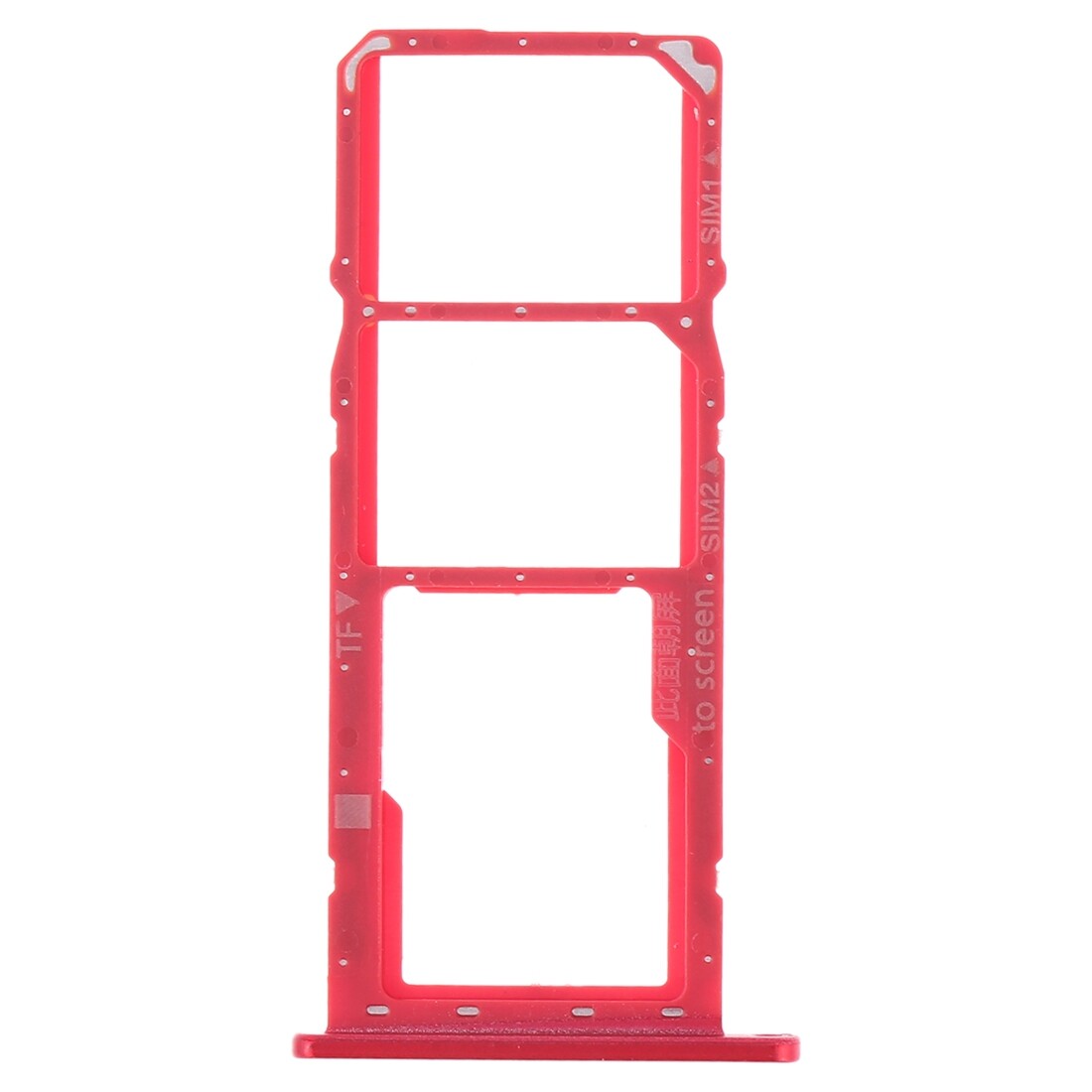 Tiroir (caddy) Pour Carte SIM Huawei Y7 2018 / 2019 - Pièce De Rechange Neuve Noire - Référence 05092304001