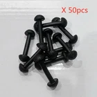 50 Piece For Motu He-Man Leg Band Replacement Connectors Black Rubber Figure