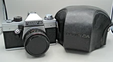 Hanimex Praktica LTL 35mm Camera, w/Pentacon 50mm f1.8 Lens, Case.  Untested.