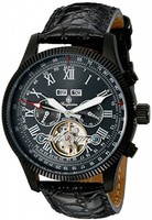 Burgmeister Men's Automatic Watch With Black Dial Analogue Display And Black Burgmeister Men's Automatic Watch With Black Dial Analogue Display And Black