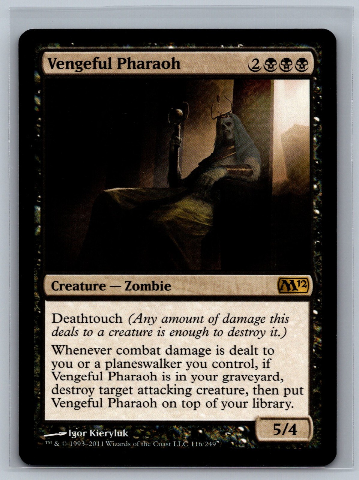 Magic The Gathering Magic 2012 Vengeful Pharaoh #116/249 MTG TCG CCG M12