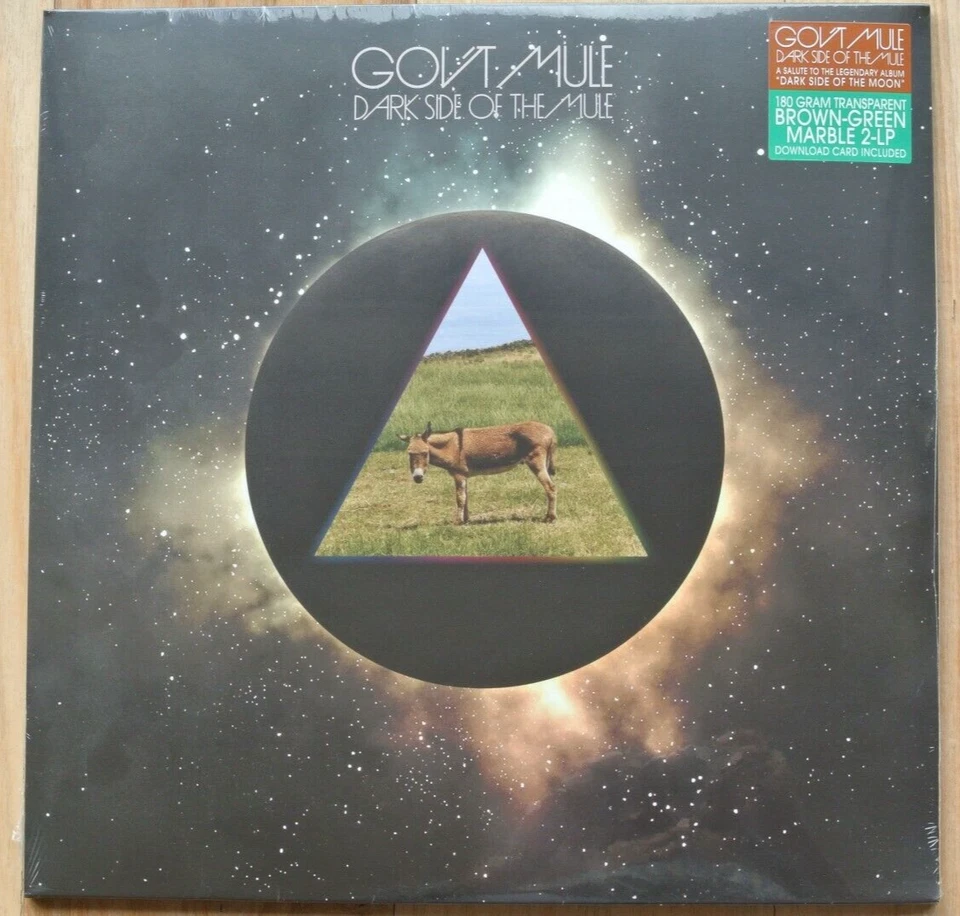 GOV'T MULE Dark Side Of The Mule 2-LP Limited Ed Green Marble Vinyl Pink Floyd - Image 2 of 4