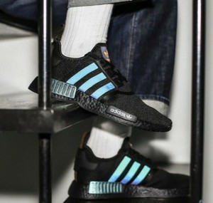 adidas nmd core black solar orange