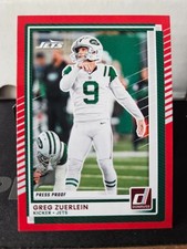 2025 Panini Donruss Greg Zuerlein Red Press Proof #87 Jets