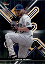 2022 Topps Finest Baseball Card #67 Corbin Burnes