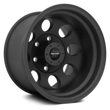 Pro Comp Pa69 Vintage Wheels 15x8 -19 6x139.7 106.1 Black Rims Set Of 4