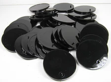 Protech Black 2" Round Action Figure Stand Lot of 36 Modern Small Peg 1:18 Scale