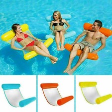 Water Lounger Water Hammock Air Mattress Pool Seat Floating Chair Pool Lounger