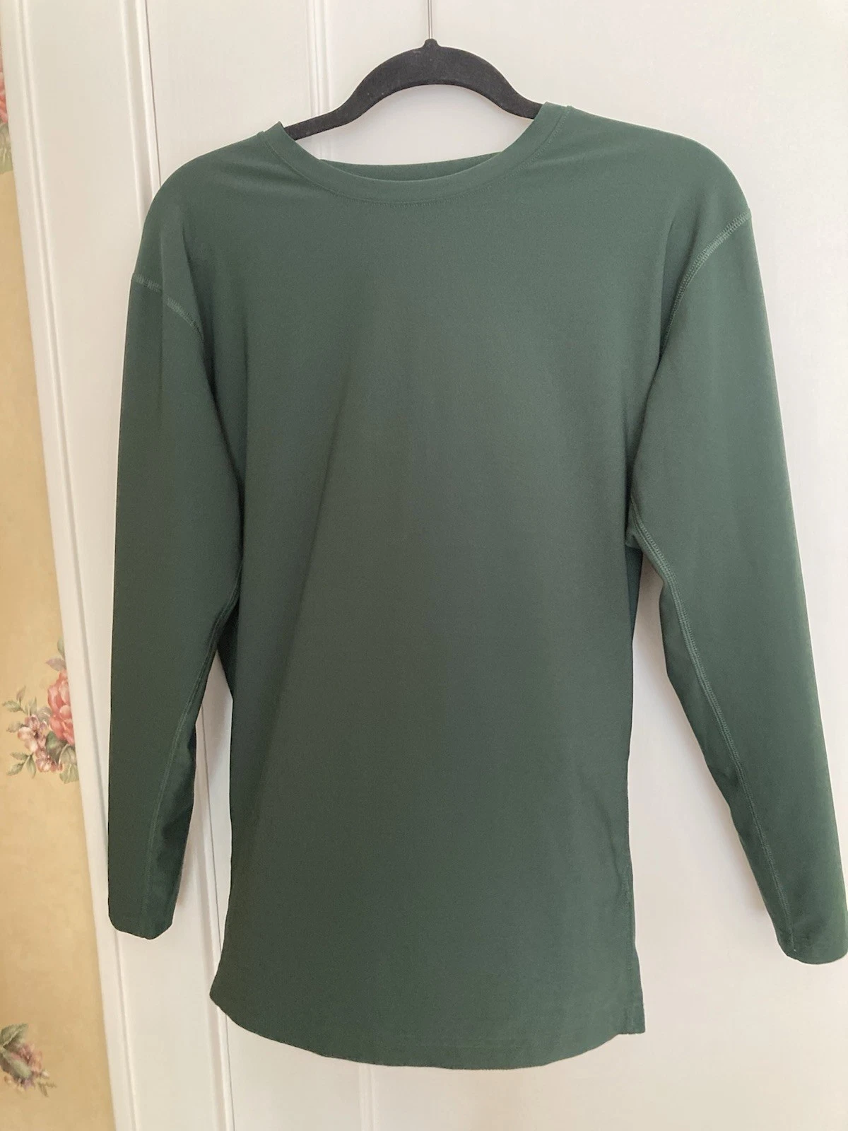 Badger Sport Long Sleeve Shirt XL Forest Green Moisture Wicking Gorpcore Camping