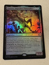 mtg foil Lluwen Imperfect Naturalist, elf druid, Lorwyn Eclipsed, unplayed