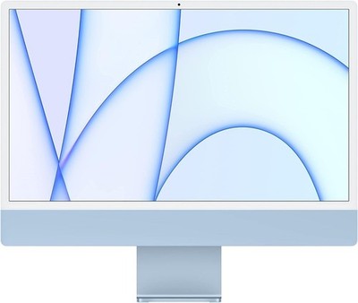 Apple iMac 24 Zoll (256GB SSD, Apple M1, 3,20GHz, 8GB, 8-Core GPU) Blau  2021
