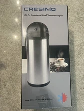 NEW CRESIMO 101 Oz (3L) Airpot Thermal Carafe Lever Action Thermos🔥