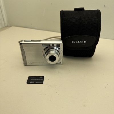 Sony Cyber-shot DSC-W80 7.2MP Digital Camera - Silver for sale