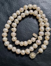 Collana di perle di acqua dolce vintage 45cm