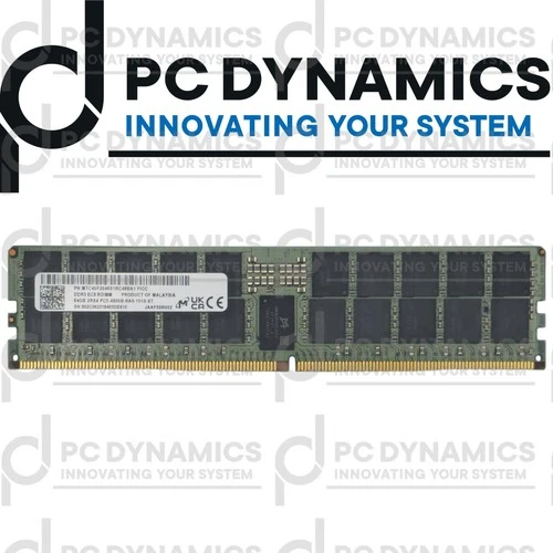 Micron 64GB 2Rx4 DDR5 4800MHz MTC40F2046S1RC48BA1 PC5-4800B ECC SERVER RDIMM