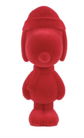 Snoopy 9" Red Tabletop Flocked Figure, by Ruz New With Tag