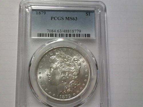 1879-P   Morgan Dollar  PCGS  MS_63  ***BLAZING***