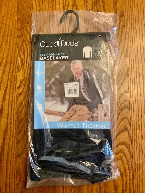 CUDDL DUDS Mens B&T Performance Base Layer Waffle Thermal L/S TOP LT-3XLT NWT