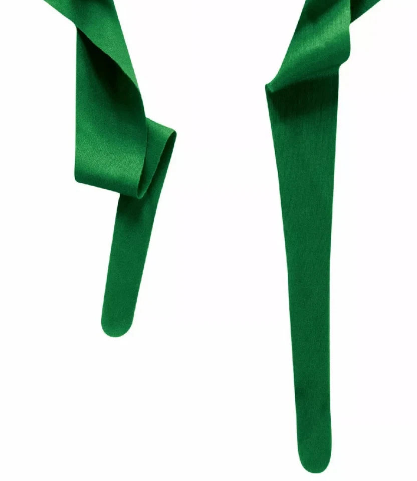 Green Masked Man Super Hero Bandit Eye Mask Adult Costume Accessory One Size - Image 4 of 4