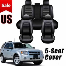 For Ford Escape 02-19 Car Seat Cover Full Set Pu Leather 5seat Protector Cushion For Ford Escape 02-19 Car Seat Cover Full Set Pu Leather 5seat Protector Cushion