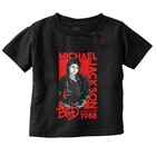 Vintage Michael Jackson Bad Album World Tour Toddler Boy Girl Youth T Shirt Tee