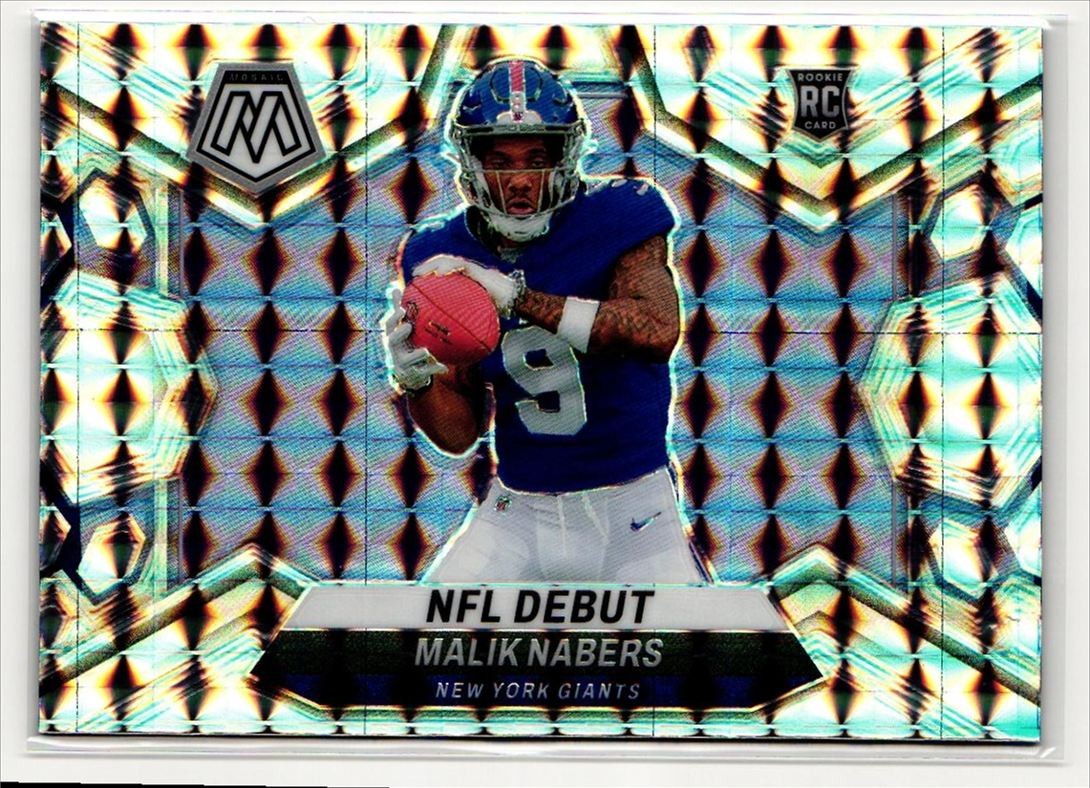 2024 Panini Mosaic NFL Debut Mosaic Malik Nabers RC #284