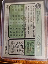 Alex Bregman Topps Heritage Short Print Card