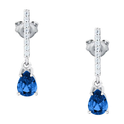 Orecchini in chainmail con cristalli azzurri - Gioielli - Orecchini... | su