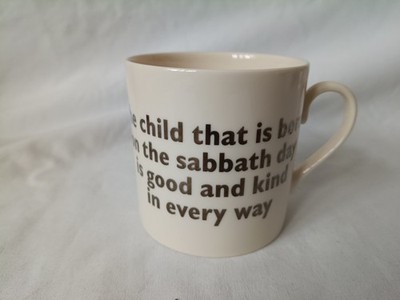 Big Tomato Company Sabbath Child - Days Tasse sehr guter Zustand