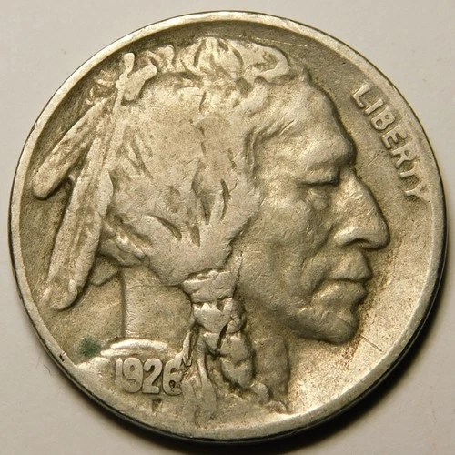 1926 S Buffalo Nickel F-VF  "Actual Coin Pictured- Not Cleaned"