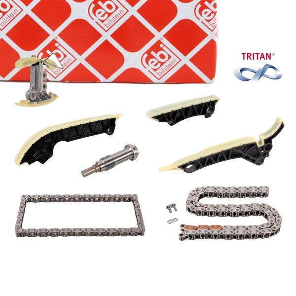 Febi Steuerkettensatz FüR Mercedes W177 V177 W247 W205 A205 W213 S213 W447 OM654-image
