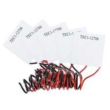 5PCS TEC1-12706 Peltier Module,12V 6A 60W Heatsink Thermoelectric Cooler Cool...