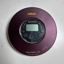 Sony PSYC Walkman D-NE320 Purple Black G-Protection Portable MP3 CD Player