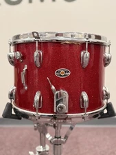 Slingerland Red Sparkle 14x10” Marching Snare
