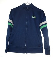 Gap Dry Fit Boys Full Zip Tracksuit Top Blue and Green size XL 10-12 yrs