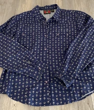 Five Star By Roper Women’s Long Sleeve Pearl Snap Western Button Shirt XL