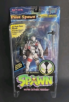 Spawn White Pilot Spawn Deluxe Edition Ultra Action Figure McFarlane 1995
