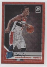 2019 Panini Donruss Optic Rated Rookie Tmall Red Wave Prizm Justin Robinson 03tg