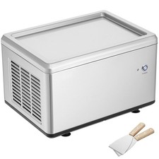 Uimoso Fried Ice Cream Roll Machine with 12.6 x 8.5 inch Pan
