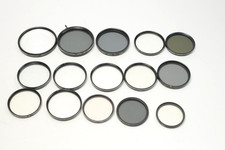 Assorted Lot of 15 Lens Filters
