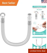 Clear Short Tube Assembly with Elbow for Swift FX CPAP - 18.5" & Quick Release