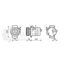 Kompressor Klimaanlage für Chevrolet Captiva 3.2 4WD Bj.06-11 Kompressor Klimaanlage für Chevrolet Captiva 3.2 4WD Bj.06-11