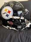 TJ Watt Signed Fanatics Full Size Pittsburgh Steelers Helmet Auto 2021 DPOY COA