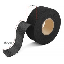 Nastro Telato Felpato Morbido Protezione Alte Temperature Cablaggi Auto Moto 15M - Miniatura 4