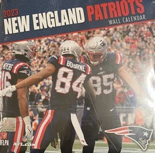New England Patriots 2023 12x12 Team Wall Calendar (Calendar)