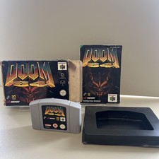 Thumbnail of ebay&reg; auction 206227759721 | Doom 64 | N64 Nintendo 64 Spiel | Komplett OVP CIB | Black Tray | Pal